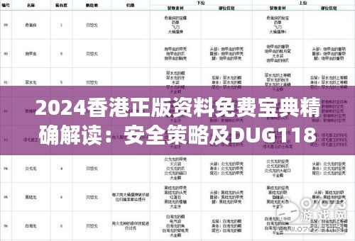 2024年全新澳版資料寶典，安全解析攻略_防護版HZG730.23